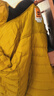 添柏嵐（Timberland）官方男裝羽絨服外套戶(hù)外保暖防潑水輕量|A6687 A6687CY1/金棕櫚色 700蓬鴨絨 80%絨子含量 2XL 曬單實(shí)拍圖