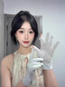 萬(wàn)寶綠防曬手套女防紫外線(xiàn)露指可觸屏遮陽(yáng)夏季薄款戶(hù)外冰絲騎行專(zhuān)用手袖 UPF50+【星空灰】真冰絲丨涼感科技 標準尺碼 曬單實(shí)拍圖