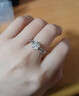戚小米S999純銀四葉草戒指女士開(kāi)口戒可調節食指環(huán)高級感生日禮物送女友 四葉草戒指【S999足銀】 曬單實(shí)拍圖