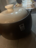 康巴赫（KOBACH）砂鍋煮燉燜煨熬陶瓷煲煎中藥鍋耐高溫不開(kāi)裂養生湯煲電陶爐燃氣灶 白蓋特大號（能燉整雞） 6L 曬單實(shí)拍圖