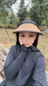 Charm Kendo遮陽(yáng)帽女空頂防曬帽夏季戶(hù)外大帽檐沙灘草帽騎車(chē)遮臉太陽(yáng)帽 卡其色 曬單實(shí)拍圖