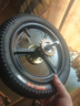 馳麗尊輪組12 14 16 18 20寸自行車(chē)輪轂車(chē)輪折疊車(chē)輪胎車(chē)圈輪子單速轱轆 黑色后輪加內外胎飛輪抱閘 12寸 曬單實(shí)拍圖