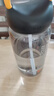 富光大容量塑料水杯子運動(dòng)水壺吸管杯學(xué)生便攜太空杯夏戶(hù)外1500ML黑 曬單實(shí)拍圖