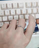 戚小米純s999足銀莫比烏斯戒指女士食指戒女開(kāi)口戒指環(huán)生日禮物送女朋友 戒指+精美禮盒 曬單實(shí)拍圖