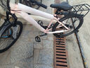 鳳凰（Phoenix） 上海鳳凰山地自行車(chē)成人男士女式學(xué)生變速寬胎越野賽車(chē)公路單車(chē) 鋼架輻條輪粉【省力全軸承】 24寸24速【參考:138-168cm】 曬單實(shí)拍圖