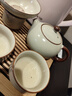 尚言坊汝窯旅行茶具套裝便攜式戶(hù)外露營(yíng)旅游功夫喬遷商務(wù)新年禮物伴手禮 曬單實(shí)拍圖