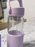 北鼎（Buydeem）泡茶隨手杯 茶水分離高顏值水杯家用耐高溫玻璃戶(hù)外便攜杯 鈦茶籃 曬單實(shí)拍圖