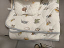 十月結晶嬰兒抱被包被新生兒秋冬純棉防驚跳睡袋包裹巾厚夾棉 夏日海岸 曬單實(shí)拍圖