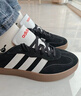 adidas「T頭鞋」BARREDA休閑板鞋德訓鞋男女阿迪達斯官方輕運動(dòng) 黑色/白色/樹(shù)脂黃   42 曬單實(shí)拍圖