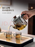 泥也茶壺玻璃茶水壺泡茶壺家用大容量茶水分離壺玻璃專(zhuān)用耐熱功夫茶具 曬單實(shí)拍圖