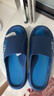 回力運動(dòng)拖鞋男浴室內戶(hù)外減震防滑厚底涼拖鞋HL39651藍色46-47碼 曬單實(shí)拍圖