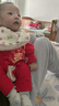 貝瑞加（Babyprints）嬰兒連體衣喜慶過(guò)年衣服大紅色滿(mǎn)月服純棉寶寶春節拜年服 喜樂(lè )59 曬單實(shí)拍圖