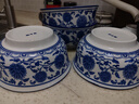 傳旗 青花瓷碗 7英寸2只裝 家用大號湯碗 陶瓷水煮碗面碗沙拉碗 曬單實(shí)拍圖