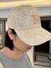 CACUSS帽子女春夏新款棒球帽時(shí)尚刺繡鴨舌帽女輕奢女士帽子硬頂 流沙米 曬單實(shí)拍圖