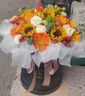 冉子花坊鮮花速遞同城配送向日葵混搭抱抱桶玫瑰送愛(ài)人女友生日禮物真鮮花 抱抱桶混搭 曬單實(shí)拍圖
