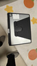 智思慧 適用Apple iPad第7/8/9代保護套蘋(píng)果平板Air3旋轉橫豎支撐透明殼硅膠防摔皮套10.2/10.5英寸 黑色 曬單實(shí)拍圖