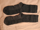七匹狼【羊毛】襪子男士秋冬中高筒時(shí)尚雙針百搭厚款蓄熱高檔保暖襪 曬單實(shí)拍圖