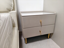 千禧華府床頭柜臥室家用小型床頭柜子現代簡(jiǎn)約床頭儲物柜輕奢風(fēng)床邊柜50 曬單實(shí)拍圖