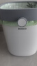 ecoco垃圾桶8L家用壓圈自動(dòng)打包客廳廚房廁所辦公室方形垃圾簍E24216白 曬單實(shí)拍圖