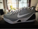 耐克科比9男女實(shí)戰籃球鞋春季透氣抗扭低幫NIKE KOBE 9 IH1401 001狼灰/白/白 44 曬單實(shí)拍圖