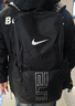 耐克NIKE男女雙肩包 運動(dòng)旅行包背包書(shū)包 休閑包HM9965-010黑/灰 均碼 曬單實(shí)拍圖