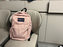 JANSPORT杰斯伯雙肩包男背書(shū)包女休閑學(xué)生校園 47LW7N8 蜜蠟粉 曬單實(shí)拍圖