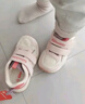 基諾浦男女童寶寶學(xué)步鞋 春秋透氣幼兒童鞋 時(shí)尚百搭兒童機能鞋GW1610 象牙白/粉色/紫色 27 170mm 適合腳長(cháng)166-175mm 曬單實(shí)拍圖