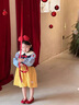 G.duck小黃鴨童裝白雪公主裙女童連衣裙春裝兒童裙子周歲禮服女寶寶春裝 公主裙 90 建議80-90cm1歲半-2歲 曬單實(shí)拍圖