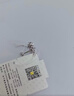 周六福（ZLF） S925銀飾耳釘女養耳洞簡(jiǎn)約氣質(zhì)耳棒耳針耳飾送禮 耳飾一對 曬單實(shí)拍圖