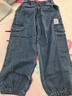 巴拉巴拉童裝兒童長(cháng)褲工裝牛仔褲男童褲子夏季寬松束腳褲時(shí)尚百搭 牛仔中藍88201 120 曬單實(shí)拍圖