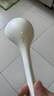 斯凱綈（Sky Top）大號湯勺陶瓷飯勺子餐勺骨瓷家用酒店餐具純白亨利大調羹1件裝 曬單實(shí)拍圖