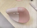 羅技（Logitech）Wave Combo 無(wú)線(xiàn)人體工學(xué)鍵鼠套裝 垂直鼠標 無(wú)線(xiàn)藍牙鼠標 辦公鍵盤(pán) 無(wú)線(xiàn)鍵盤(pán) 藍牙鍵盤(pán) 粉色 曬單實(shí)拍圖