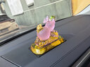 紫杉堡（Chateau d'If auto classic）汽車(chē)擺件平安葫蘆車(chē)上飾品高檔車(chē)載香薰車(chē)內裝飾用品大全車(chē)載擺件 平安是福-蜜粉色+香水 曬單實(shí)拍圖