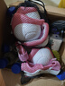 京東京造  兒童頭盔護具套裝 輪滑溜冰滑板平衡車(chē)自行車(chē)護具7件套 粉色 曬單實(shí)拍圖