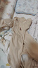 babylove新生兒連體衣春秋款純棉和尚服嬰兒衣服初生兒寶寶彩棉哈衣爬服 曬單實(shí)拍圖