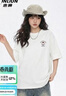 唐獅（TonLion）純棉短袖t恤女裝新款寬松顯瘦小個(gè)子女士上衣服可愛(ài)卡通潮流半袖 曬單實(shí)拍圖