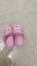 幸?，旣悾–heerful Mario）女童寶寶洞洞鞋兒童公主拖鞋夏季軟底透氣1-3歲2嬰幼兒男童涼拖鞋 曬單實(shí)拍圖