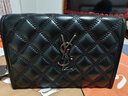 Catonkon ck女包輕奢包包女包時(shí)尚菱格鏈條單肩斜挎包生日禮物送女友老婆 黑色 曬單實(shí)拍圖