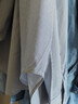 優(yōu)衣庫女裝棉質(zhì)寬松襯衫/長(cháng)袖襯衣26春夏新款483880 04 煙灰色(條紋) XS 曬單實(shí)拍圖