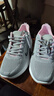 新款女鞋斷碼運動(dòng)鞋女輕便軟底透氣跑步鞋女士戶(hù)外皮面休閑旅游鞋 N6612灰色【透氣運動(dòng)軟底款】 37 曬單實(shí)拍圖