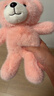 泰迪熊毛絨玩具小熊玩偶創(chuàng  )意百變圍巾熊公仔布娃娃送女友生日禮物 圍巾款-粉色 30cm 曬單實(shí)拍圖