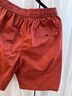 啄木鳥(niǎo)紅色印花純棉短褲男士夏季薄款潮流潮牌5分沙灘半褲休閑五分褲 607款紅色 XL 曬單實(shí)拍圖