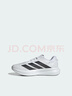 adidas DURAMO SPEED 2超輕緩震回彈訓練備賽跑步鞋男阿迪達斯 白/黑色   39 曬單實(shí)拍圖