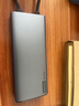 聯(lián)想（lenovo）Type-c擴展塢USB分線(xiàn)器hub擴展器網(wǎng)口延長(cháng)線(xiàn)VGA轉換器HDMI 4K轉接器讀卡器PD100W拓展塢BY11(金屬) 曬單實(shí)拍圖