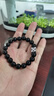 Fanci范琦 黑曜石能量手串守護石手鏈幸運石生日紀念日禮物送男友 曬單實(shí)拍圖