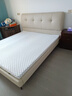 全友家居 奶油風(fēng)頭層牛皮茉伊真皮床頭軟包靠背臥室家用1.8米雙人大床 曬單實(shí)拍圖