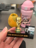 FIFA國際足聯(lián)2026世界杯官方正品 手辦3D大力神杯擺件禮物紀念品 立方體45mm 3D金杯 曬單實(shí)拍圖
