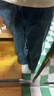 香影闊腿牛仔褲女2026春季新款丹寧風(fēng)復古寬松梨形身材高腰直筒褲 牛仔藍 M 160/64A/95-110斤 曬單實(shí)拍圖