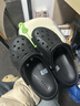 卡駱馳（CROCS）貝雅云彩女士洞洞鞋戶(hù)外休閑鞋|208186 黑色-001 36 /37(230mm) 曬單實(shí)拍圖