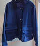 優(yōu)衣庫女裝休閑短茄克/巴恩風(fēng)外套夾克26春夏新款483807 484664 484664/69 藏青色(牛仔色) S 曬單實(shí)拍圖